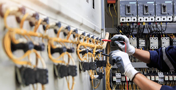 Professional Electrician technician working in Chico, TX